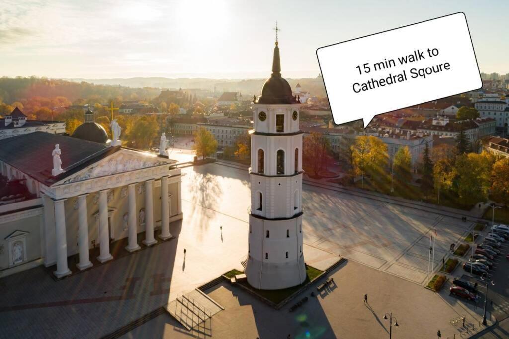 9Th Floor Amazing View Central Studio Apartment VNO Kültér fotó